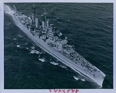 1956 USS Helena Heavy Cruiser Press Photo • $24.99