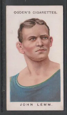 CIGARETTE CARDS Ogdens 1909 Pugilists & Wrestlers 2nd Series - #61 John Lemm • £3.20