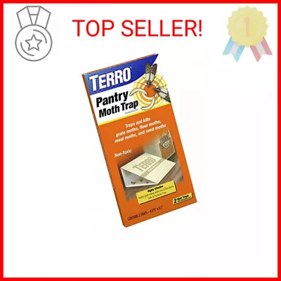 TERRO T2900 (Pack Of 2) Pantry Moth Traps - Traps Grain Moths Flour Moths Meal • $10.56