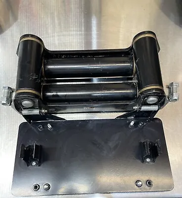 Warn Roller Fairlead Black With Folding License Plate Bracket • $295