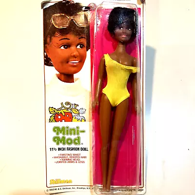 Vintage Mini Mod AA Black Doll Hong Kong Shillman 2078 Barbie Clone  HTF 🍓 New • $99.90