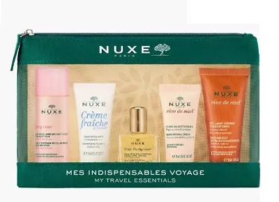 NUXE M&S ❤️ Travel Kit Set ❤️ Hair Face Skincare Gift Set 5x Products + BAG • £19.99