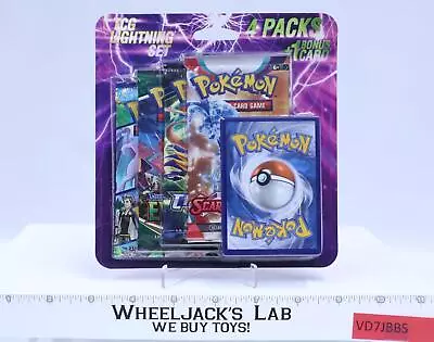 Pokémon TCG Lightning Set 4 Packs + 1 Bonus Card 2023 Pokémon NEW SEALED • $19