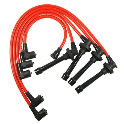 Spark Plug Wire Set For Honda Civic Del Sol 92-00 Eg Ek Ej D15/d16 Spiral Core • $24.36