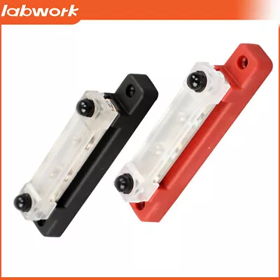 Bus Bar Power Distribution Terminal Block Kits 4 Way Red & Blac 12V 150A Busbar • $22.55