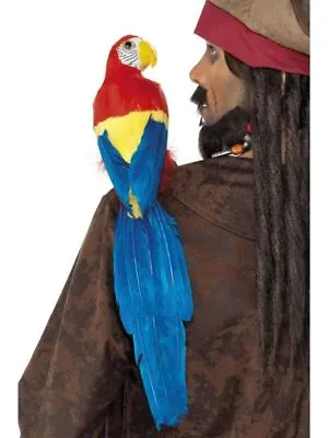 50cm Shoulder Parrot Adults Pirate Fancy Dress Costume Prop Mens Ladies Parrot • £9.99