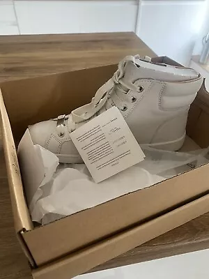 Amputee Ugg White High Top Zip Trainer Uk 6 Eu 39 Right Foot Only Leather • £29.50