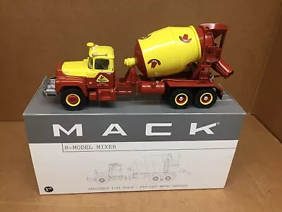 First Gear Mack R-model Concrete Cement Mixer Truck Bonanza Concrete Co. 19-2593 • $39.95