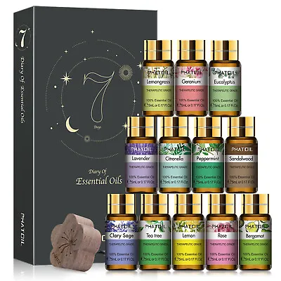 $19.99 • Buy 2023 Essential Oils Set Pure Aromatherapy Therapeutic For Diffuser Chritmas Gift