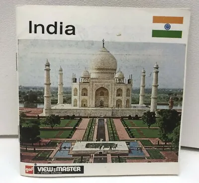 India GAF View-Master Nations Of The World Series 21 Stereo Picture Set C 880-E • $21.99