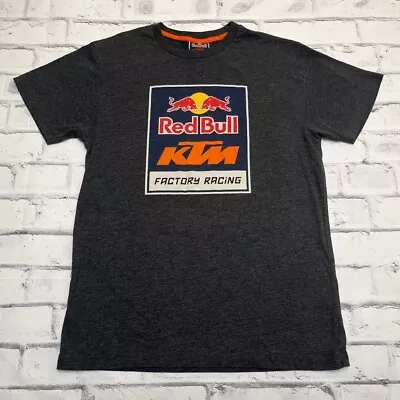 Rebull KTM Shirt Men's Small Gray Motocross Factory Racing Dirtbikes • $28.19