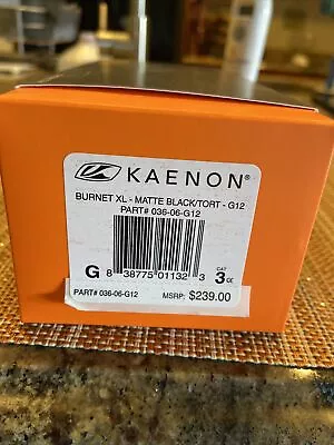 $199 • Buy New Kaenon Polarized Sunglasses BURNET XL Black Tortoise  Grey  Lenses NIB