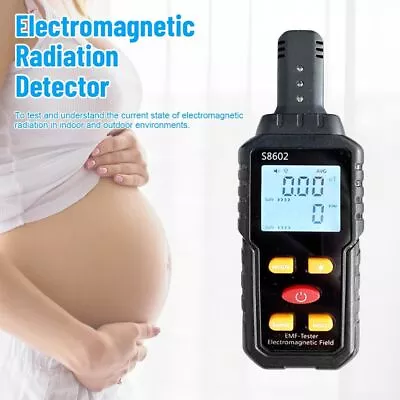 Digital LCD Dosimeter Tester EMF Meter Electromagnetic Radiation Detector • $29.26