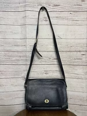 Black Leather Vintage Coach Purse 9812 • $41