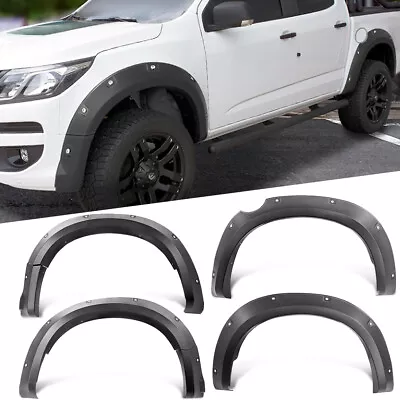 Matt Black Fender Flares Kits For Holden Colorado RG 2016 2017 2018 2019 2020 • $259