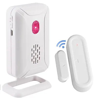 Wireless Door Open Chime Sensor LED Flashing Light 918FT 36Chime For Deaf People • $22.80