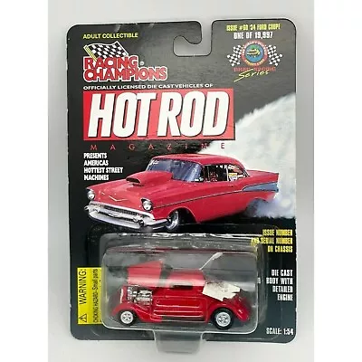 Racing Champions  Hot Rod Magazine  Red 34 Ford Coupe • $9.99