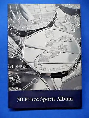 Empty UK 50p Olympic Coin Collection 2011 Display Album Folder Holds All 29 • £17.95