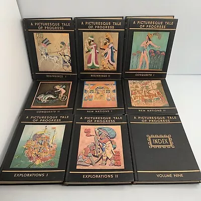 A Picturesque Tale Of Progress Complete Set Volumes 1-9 1953 • $114.99
