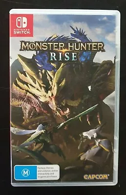 Nintendo Switch Monster Hunter Rise Video Game New Australian Release • $59.90