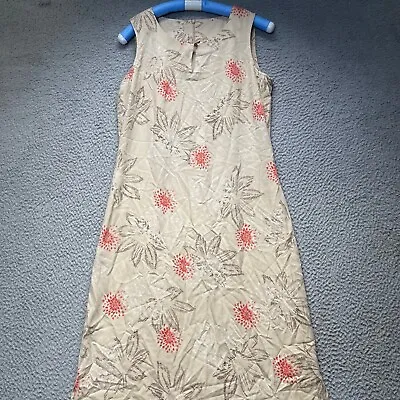 Vintage Liz Claiborne Sport Dress Womens Size 6 Midi Floral Sleeveless • $10.46