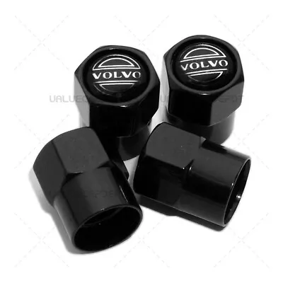 4pcs Hex Fit Volvo Car Wheels Tire Air Valve Caps Stem Dust Cover Sport Decor • $7.99