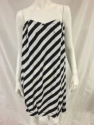 $64.99 • Buy New ROSA CHA Cruise Womens Stripe Swim Suit Cover Up Corset Dress Size M Medium 