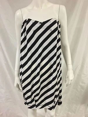 $64.99 • Buy New ROSA CHA Cruise Womens Stripe Swim Suit Cover Up Corset Dress Size M Medium 