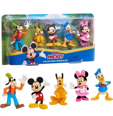 Disney Junior Mickey Mouse Collectible Figure Set Pals 5 Figure Pack 3  Toy NIB • $14.99