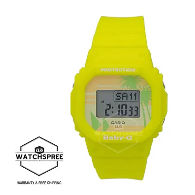 Casio Baby-G Special Color Models Yellow Resin Band Watch BGD560BC-9D • $124.19