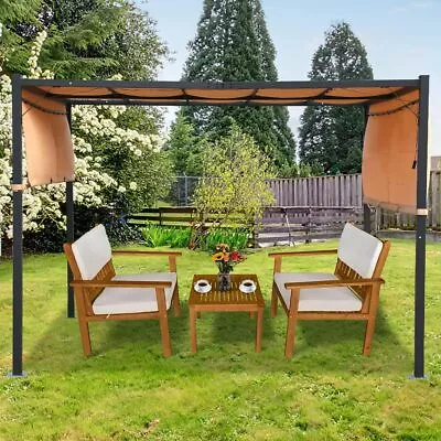 Pergolas Patio Pergolas Heavy Duty Gazebos Waterproof Gazebo Canopy Sturdy Frame • $206.87