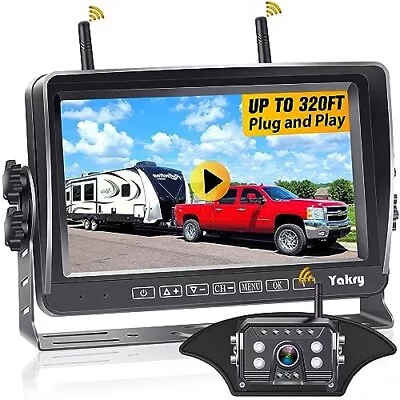 Wireless Furrion RV Backup Camera Kit (Y31) - Dual DVR 7  Touchscreen 4CH • $126.23