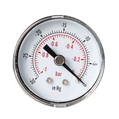 $8.66 • Buy Comapct Vacuum Gauge Vacuum Pressure Gauge Manometer 1/8 BSPT Vacuum Gauge Meter