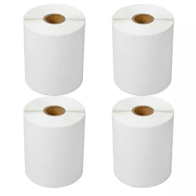 4 Rolls 250 Labels 4X6 Direct Thermal For Zebra LP 2824 2844 2442 Eltron ZP450 • $28.95