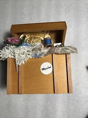 Vintage Berkeley Designs Sewing Box Kit - My Favorite Things - Wind Up Music.Box • $10