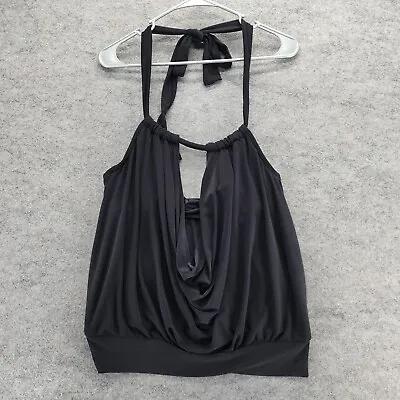 Magic Suit Tankini Top Womens 10 Black Halter • $24.99