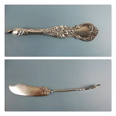 Vintage Wallace 1902 Master Butter Knife  Floral  Pattern Ornate Silverplate • $14.99