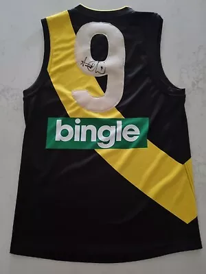 $279 • Buy Trent Cotchin Signed Afl Size Med Football Guernsey Richmond Brownlow Premiers