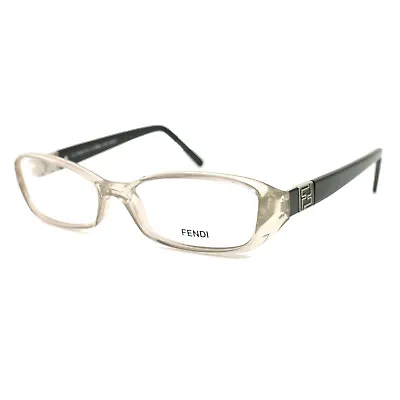 Fendi Womens Eyeglasses FF673 116 Clear/Black 53 16 135 Frames Oval • $29.95