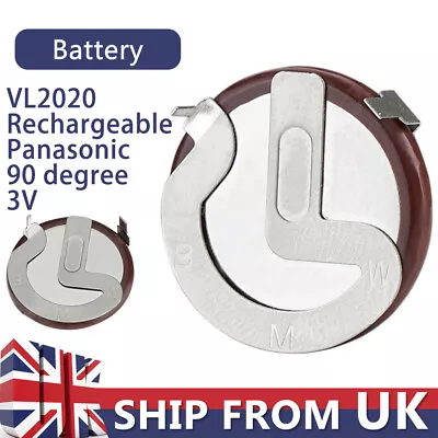 Remote Key Fob Panasonic Battery VL2020 For BMW 1 3 5 6 7 Series E38 E46 E39 90° • £8.48