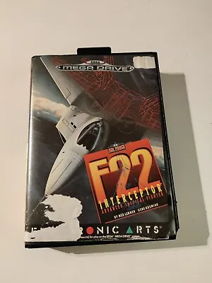 £5 • Buy F22 Interceptor For Sega Mega Drive (ex Rental)