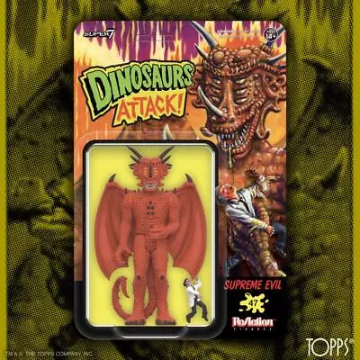 Supreme Evil Dinosaurs Attack! Super 7 Reaction Action Figure • $19.99