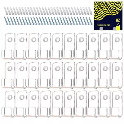 Record Shelf Wall Mount 30PCS Stylish Acrylic Album Holder Record Stand Storage • $19.72