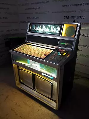 ROCK-OLA Ultra Jukebox- Includes Some Demo 45's • $1675