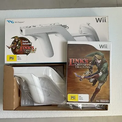 NEW! Nintendo Wii Zapper Boxed Manual Link's Crossbow Game Sealed. Free Post! • $89.90