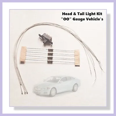 OO Gauge Car Head / Tail Light Kits - 0603 LEDs - 3v + FREE 12v Resistors • £5.29