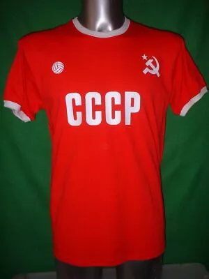 £19.99 • Buy Russia CCCP S M L XL Football Shirt New Jersey Soccer Fan USSR Top Cotton Retro