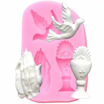 £18.82 • Buy Religious Symbols Silicone Mould/dove/praying Mold-confirmation-holy Communion