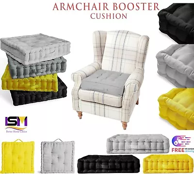 £12.99 • Buy Armchair Booster Cushion Seat Pad Floor Chair Riser Cushion Garden Office Chair
