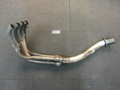 Kawasaki ZX6R J 2001 Exhaust Downpipes Headers AFTERMARKET STAINLESS CRACKS 1123 • £45